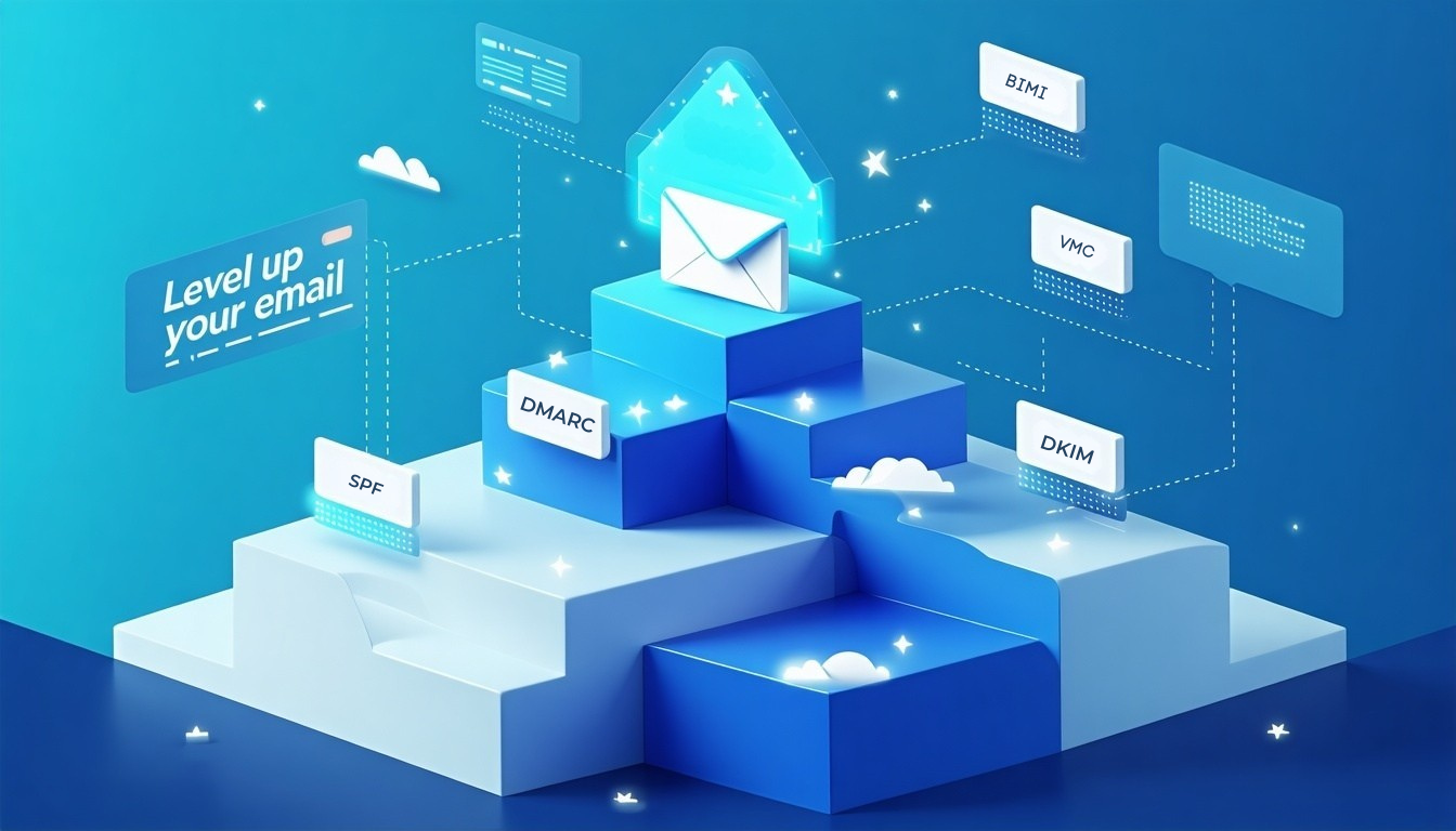 Relação SPF DKIM DMARC VMC BIMI